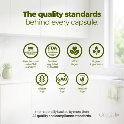 Paleolife - Oregarlix - Premium Gut Health Supplement. Microbial Balance with Premium Prebiotics - Help Keep Good Bacteria Healthy & Growing - 100% Natural (1-Pack)