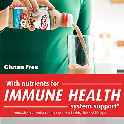 Premier Protein Shake, Café Latte Liquid, 30g Protein, 1g Sugar, 24 Vitamins & Minerals