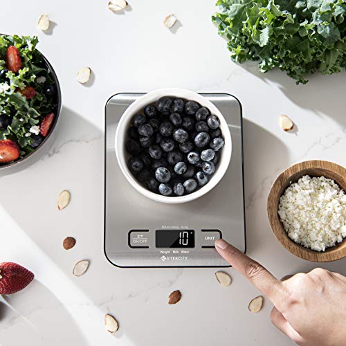 Etekcity Food Scale, Digital Kitchen Scale, 304 Stainless Steel, Weight in Grams