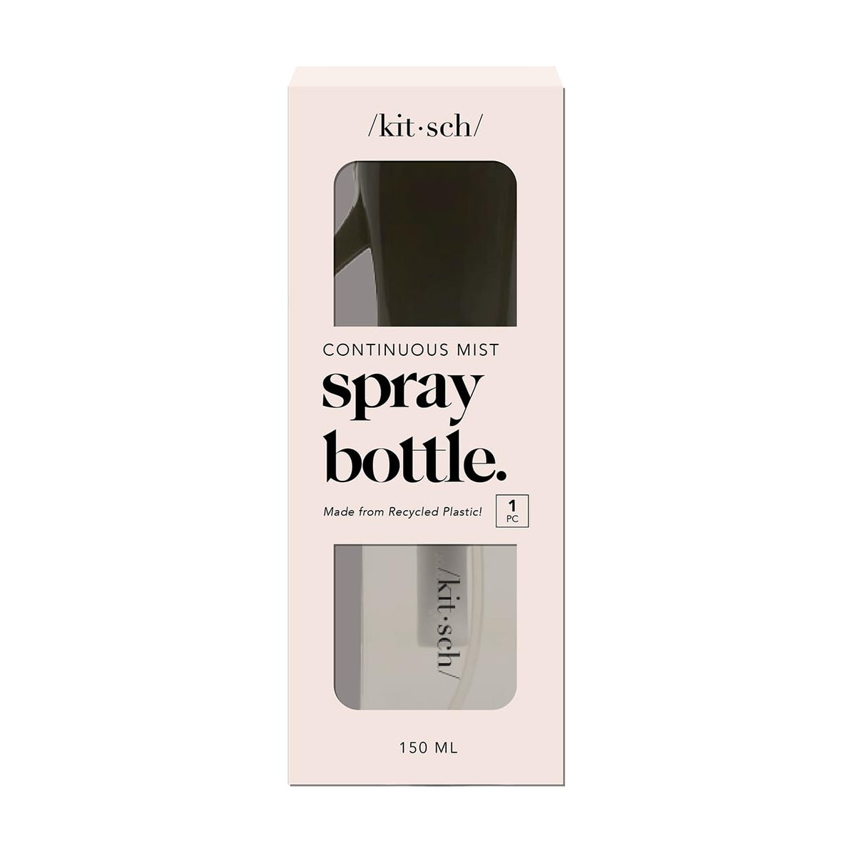 Kitsch Continuous Spray Bottle for Hair, Mister Spray Bottle with Ultra Fine Water Mist