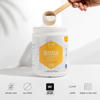 MEND Repair & Recover Citrus Protein Powder - Support Healing for Bones, Wounds