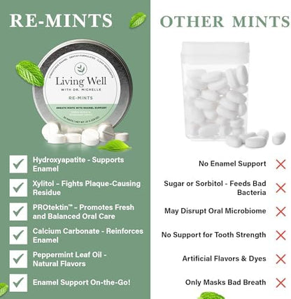 Fresh Breath Oral Care System, Remineralizing Breath Mints + Mint Mouthwash