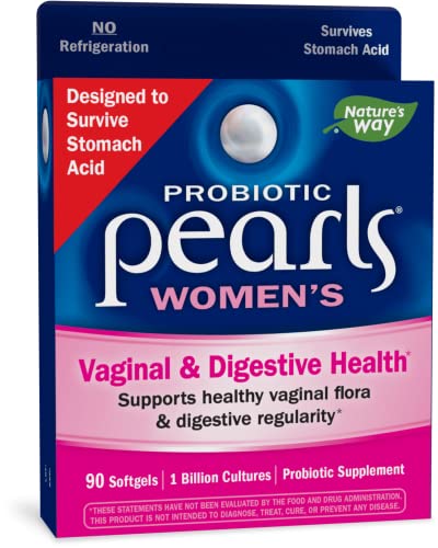 Nature's Way Probiotic Pearls for Women, Vaginal and Digestive Health