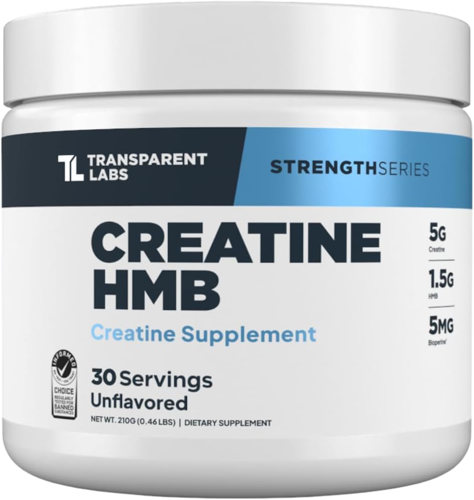 Transparent Labs Grass-Fed Whey Protein Isolate, French Vanilla, Creatine HMB, Unflavored