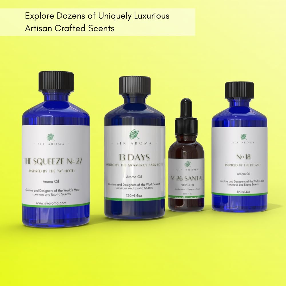 SLK Aroma - The No. 1 - Niche Blend of Essential Oils - Sandalwood, Cedarwood, Amber, Musk