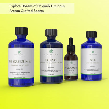 SLK Aroma - The No. 1 - Niche Blend of Essential Oils - Sandalwood, Cedarwood, Amber, Musk