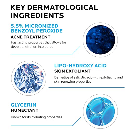 La Roche-Posay Effaclar Duo Dual Action Acne Spot Treatment Cream with Benzoyl Peroxid