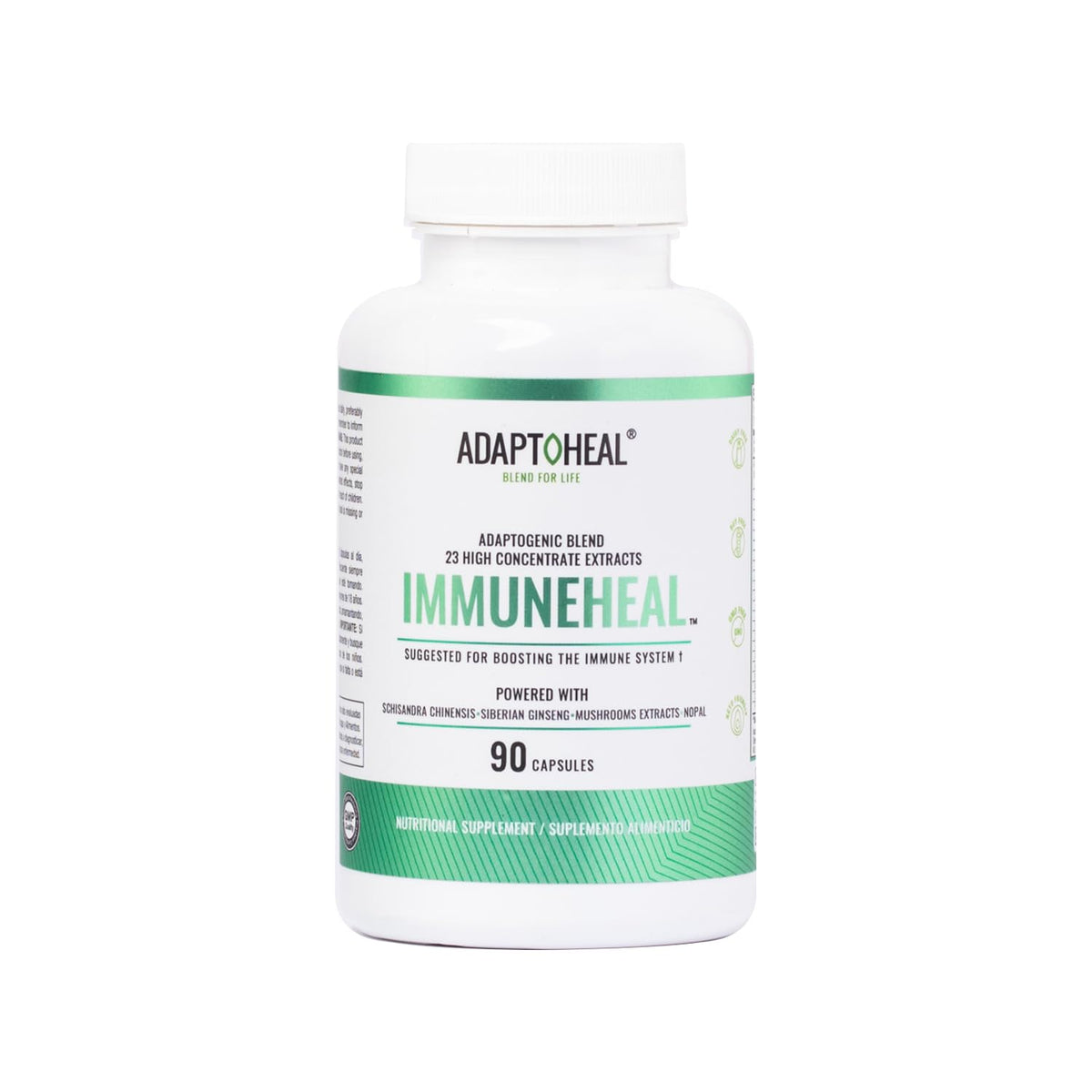 ADAPTOHEAL Immunheal Immune System Support Reishi, Ginseng (180 Caps)