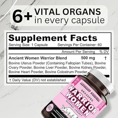 Ancient Origins Grass Fed Beef Organs and Women's Beef Organ Superfood