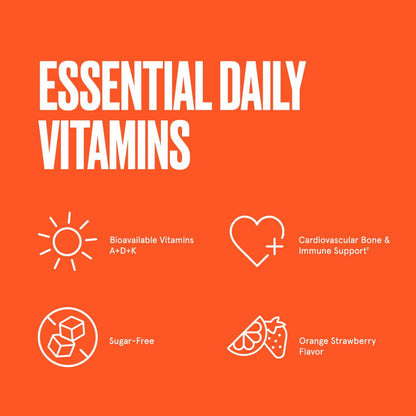Bulletproof Vitamins A-D-K Softgels, 30 Count, Supplement for Heart, Bone Health and Immune Support