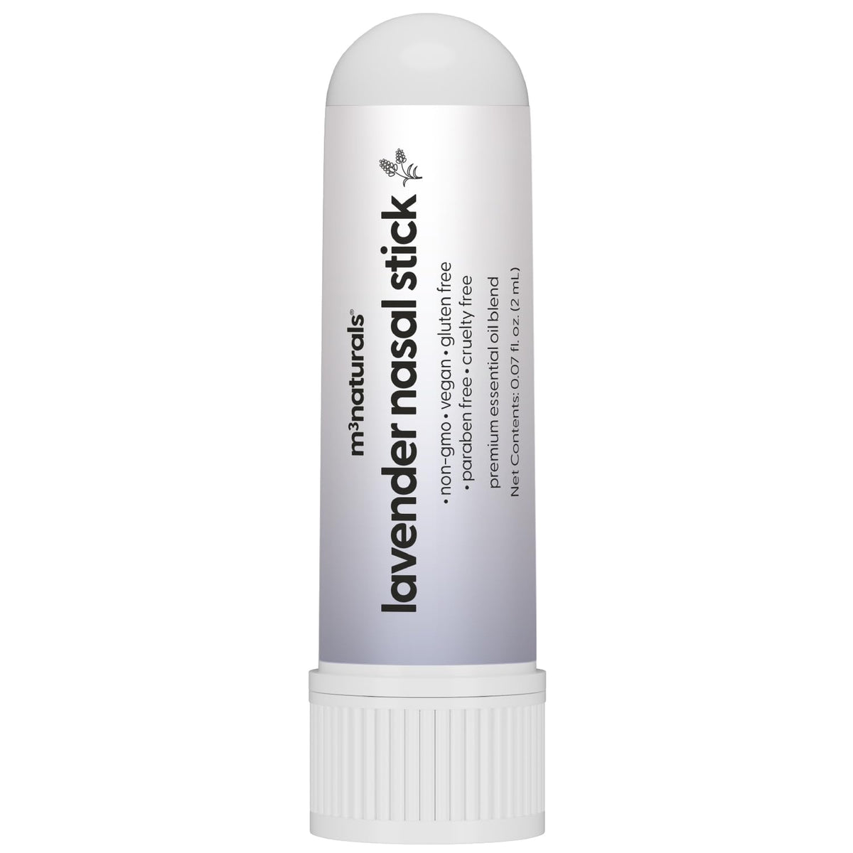 Mint Nasal Stick, Nasal Inhaler, Essential Oil Aromatherapy, 4 Sticks by M3
