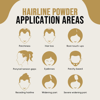Hairline Powder - Root Touch Up & Cover Up Powder, Light Blonde