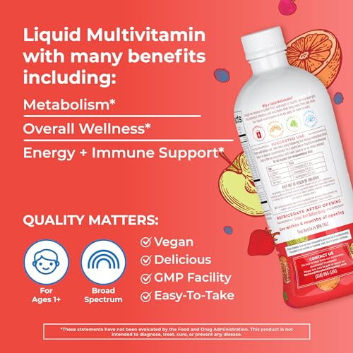 Multivitamin Multimineral for Women Men & Kids by MaryRuth's | No Added Sugar