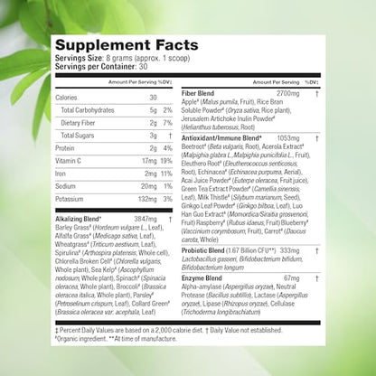Super Greens Daily Greens Superfood Powder - Certified USDA Organic Green Powder