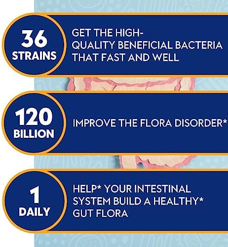 Probiotics Bundle for Women & Men – 120 Billion CFU + Women’s Probiotic | 36 Strains Probiotics with Prebiotics & Enzymes for Digestive Health + Women’s Probiotic with Cranberry & D-Mannose for Vagina