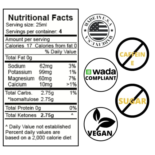 KetoneAid SnakeWater Sports Drink | Ketone Ester plus Slow Carbs, Theacrine & Nootropic