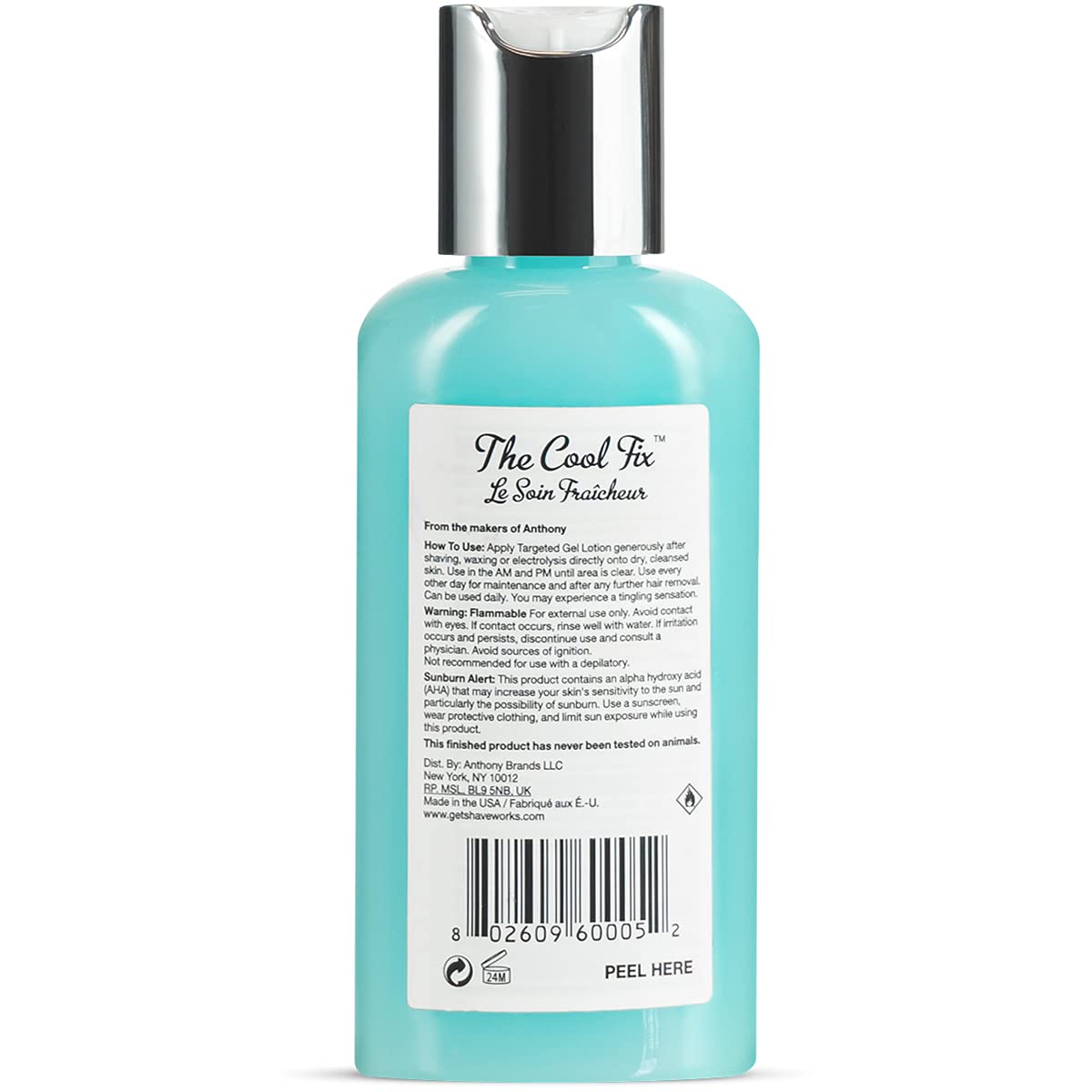 Shaveworks The Cool Fix Aftershave for Women: Pubic Hair Removal, Razor Bumps, Razor