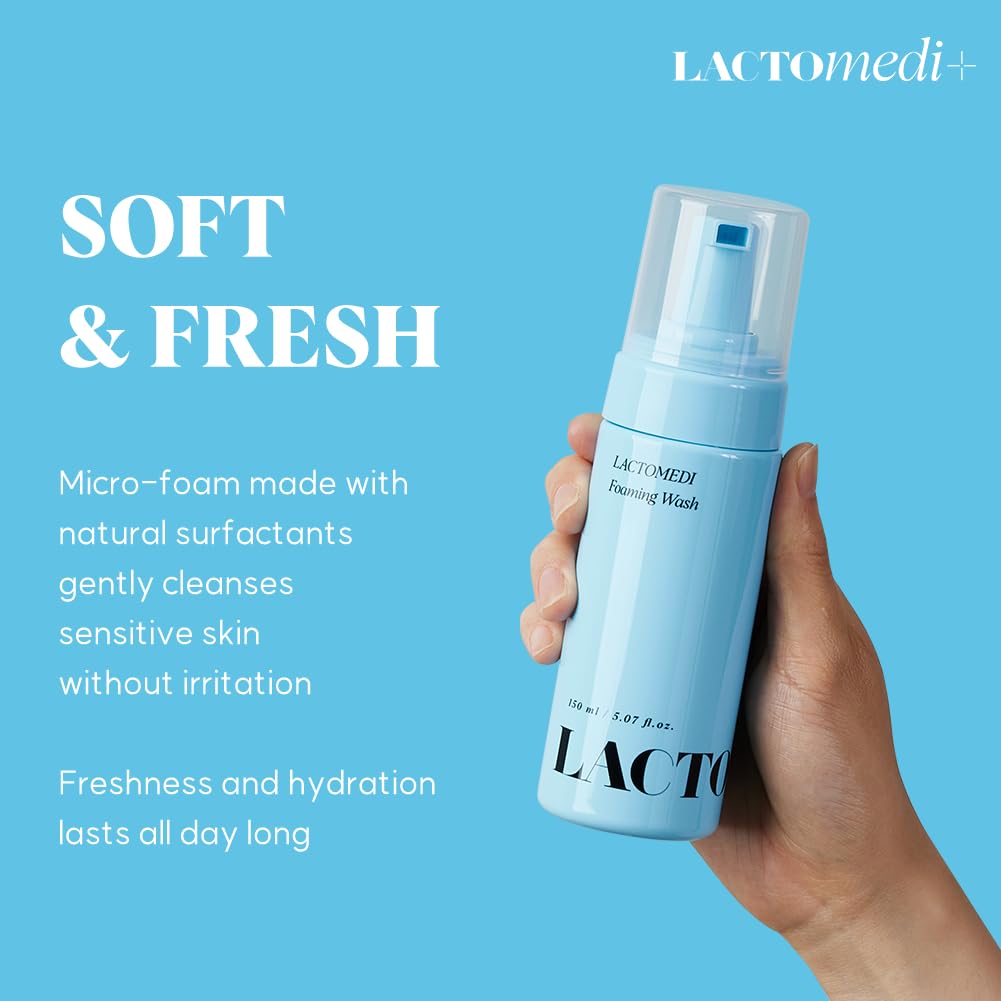 LACTOMEDI Feminine Foaming Wash | Gentle Foam Cleanser for Intimate Hygiene | pH-Balanced Formula