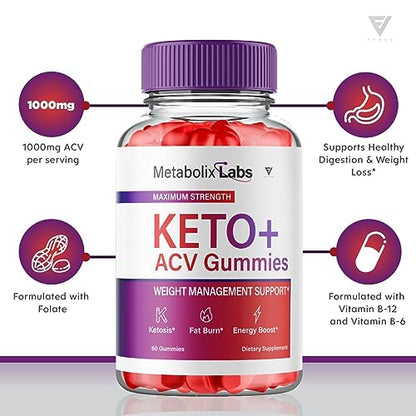 Metabolix Labs Keto ACV Gummies, Metabolix Labs Keto ACV Gummies Advanced Weight