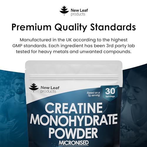 Creatine Monohydrate Powder 100% Pure Micronized Creatine - 150g Increased Absorption