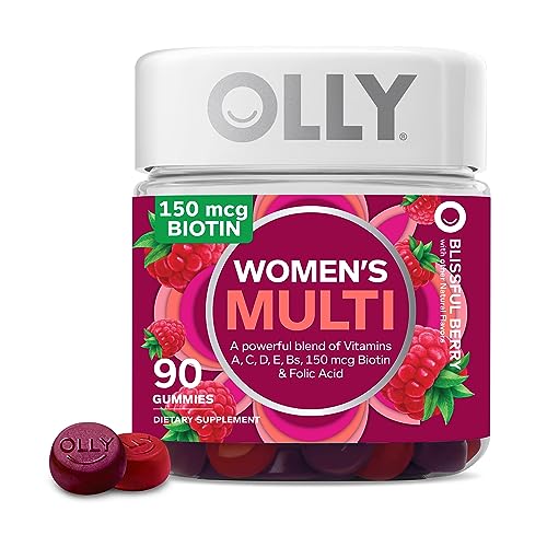 OLLY Women's Multivitamin Gummy, Overall Health and Immune Support