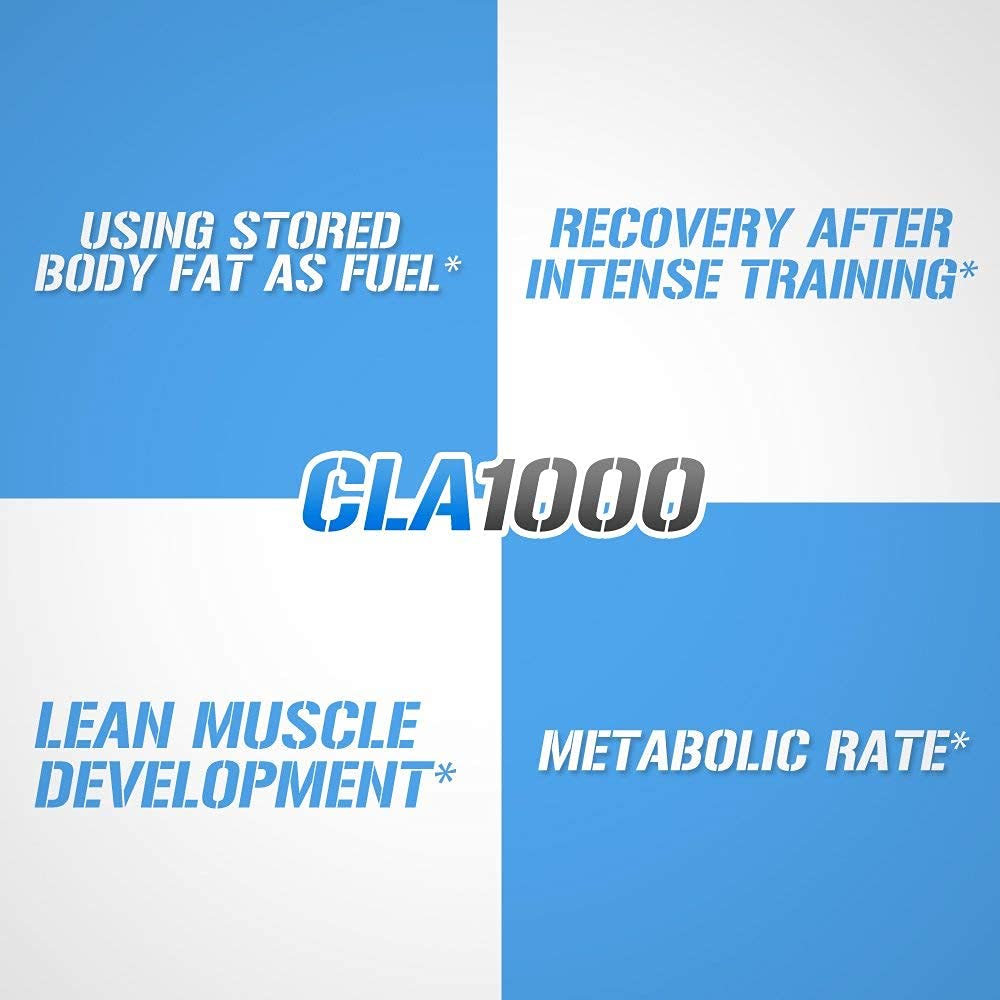 Conjugated Linoleic Acid CLA Pills - CLA 1000mg Diet Pills to Support Weight Loss Fat Burning