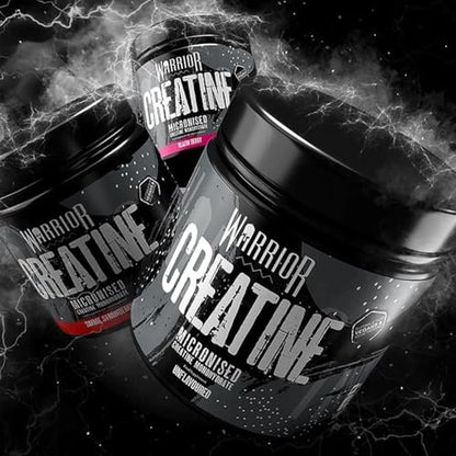 Warrior Creatine Monohydrate Powder – 300g – Micronised for Easy Mixing