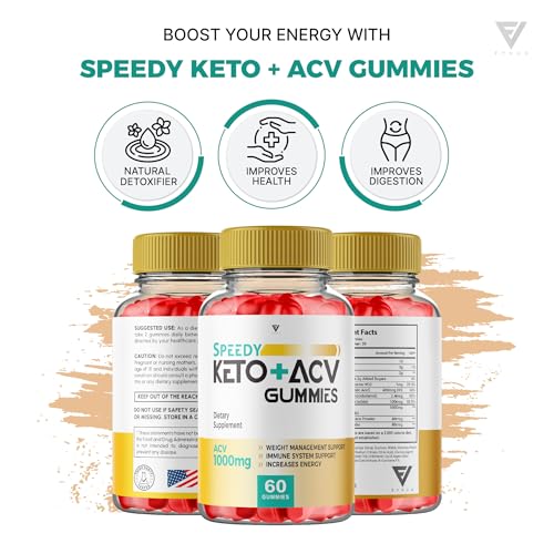 Speedy Keto ACV Gummies, Speedy Keto ACV Gummies Advanced Weight Loss 750MG