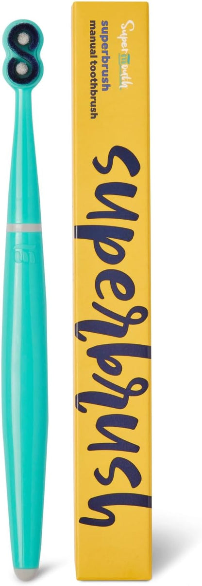 SuperMouth SuperBrush Ultra Soft Toothbrush, Sensitive Teeth, Mint