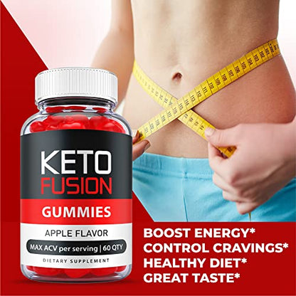 Keto Fusion Gummies - Official Formula, Vegan - Keto Fusion ACV Gummies Advanced