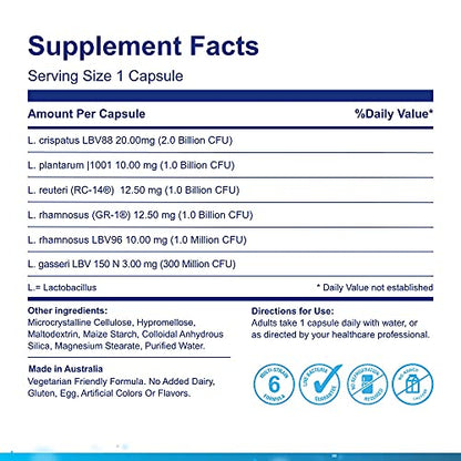Life-Space Probiotic for Women, Support Healthy Vaginal Microflora & Comfort, BV & VVC Infection