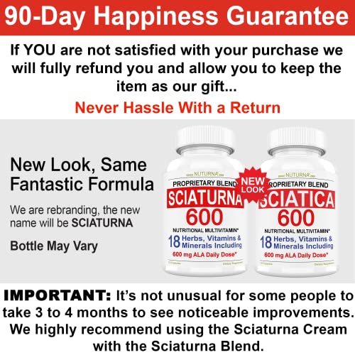 Sciatica Supplement with 600 mg Alpha Lipoic Acid - Sciatic Nerve Support