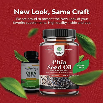 Potent Chia Seed Extract Pills for Men and Women Natural Supplement for Weight Loss