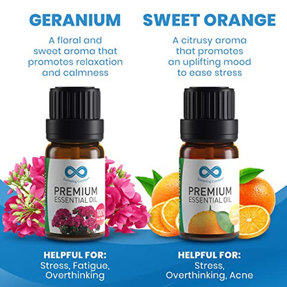 Everlasting Comfort Pure Essential Oils Set - Natural Aromatherapy Essential Oils for Diffuser