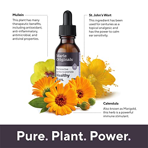 Organic Ear Oil for Earache Irritation, All Natural Eardrops for Infection