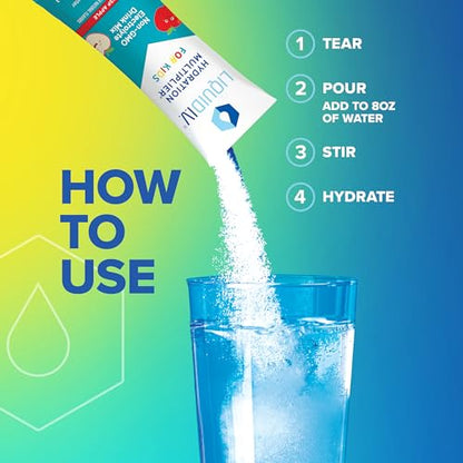 Liquid I.V. Hydration Multiplier Kids - Crisp Apple - Hydration Powder Packets | Electrolyte