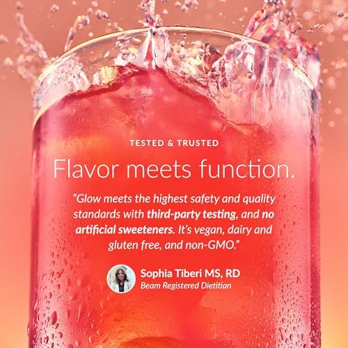 BEAM Glow Super Bundle, 60 Servings, Strawberry Kiwi, Raspberry, Watermelon, Blue Raspberry, 15 Servings Each