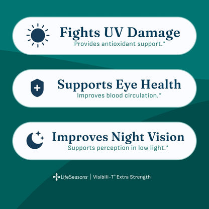 Visibili-T - Vitamin Supplement for Eye Health & Vision Support - Carrot Root, Chromium, Bilberry, Ginkgo Biloba, Grape Seed Extract, Lycopene, Vitamin A, Lutein & Zeaxanthin - 60 Capsules