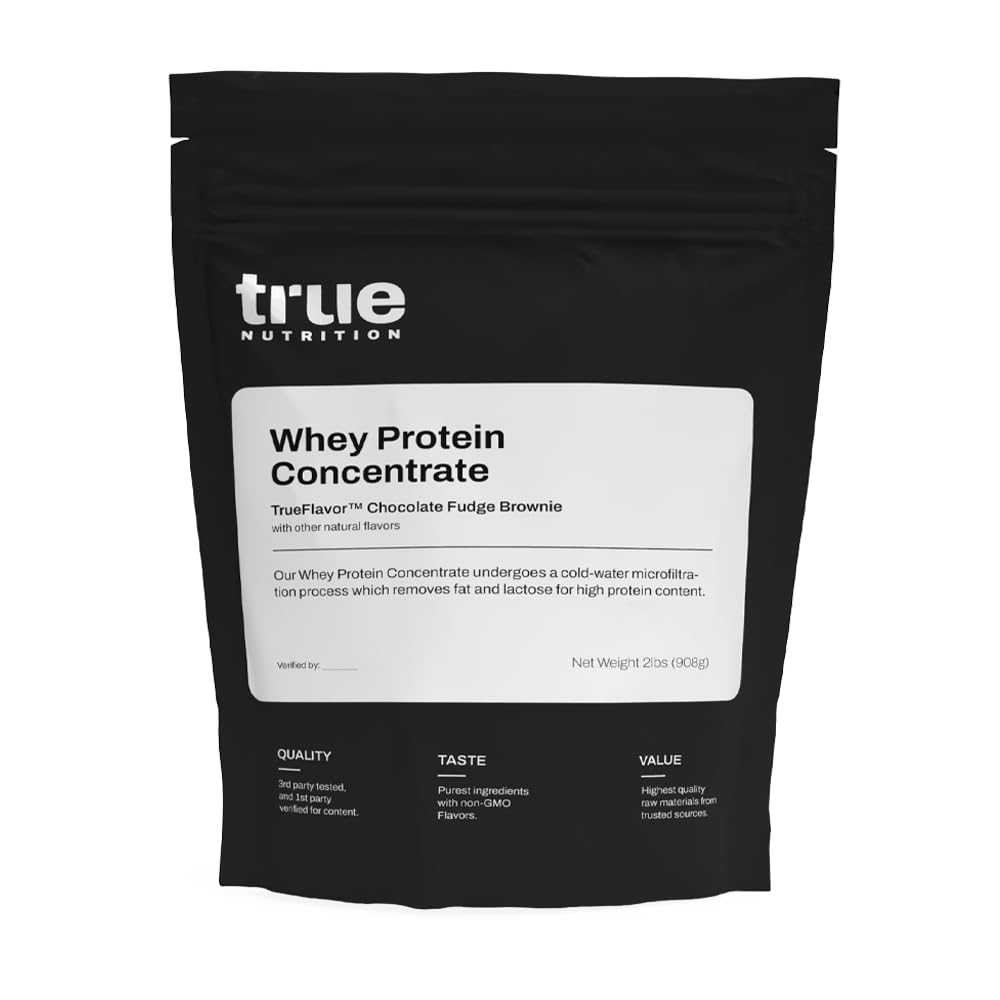 True Nutrition Whey Protein Concentrate, French Vanilla, 2lb