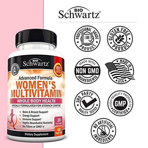 Multivitamin for Women with Vitamin D3 - Multivitamins for Bone Breast Skin Joint