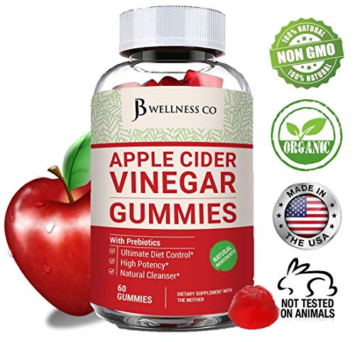 (2-Pack | 120 Gummies) Premium Apple Cider Vinegar Gummies - Raw, Natural, Unfiltered