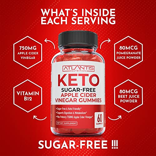 Sugar-Free Keto ACV Gummies for Weight Loss - Apple Cider Vinegar Keto ACV Gummies