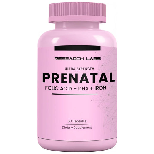 Research Labs Prenatal Vitamins for Women 2 Fer 1 Ad: 6X More Bioavailable Methylated Folate Folic Acid MTHF 5 | Supports Brain Development, Healthy Growth