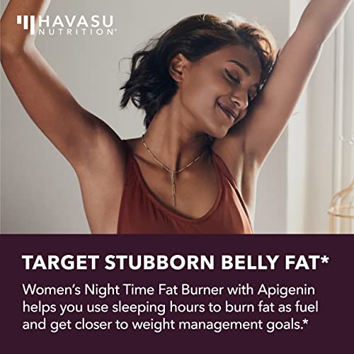Night Time Fat Burner for Women | Weight Loss and Sleep Support Blend With Apigenin