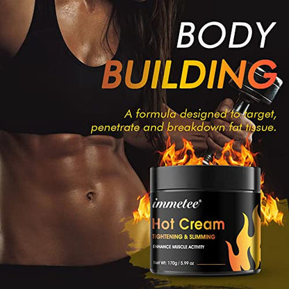 Hot Cream for Belly Fat Burner, Hot Cream Cellulite and Fat Burner, Sweat Fat Burning Gel