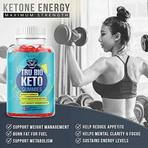 Rillvo TruBio Keto ACV Gummies - Advanced Formula Tru Bio (60 Gummies), fewnt