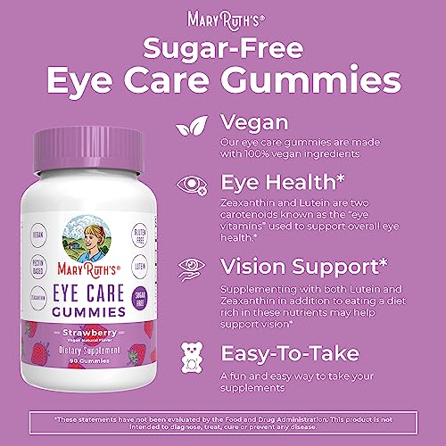 MaryRuth's Eye Care Gummies | Zeaxanthin and Lutein | 45 Day Supply