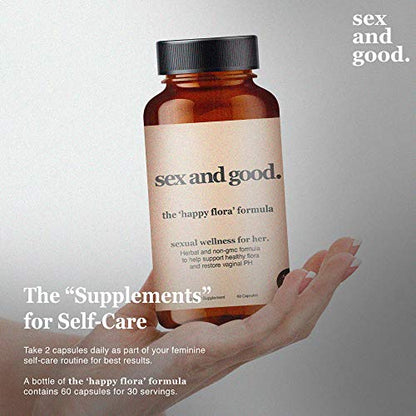 The Happy Flora Formula, Vaginal Health Supplements, Probiotics and Herbal Supplements