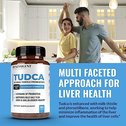 2000mg TUDCA Bile Salts Supplement Complex | Supports Liver Detox & Cleanse, Gallbladder
